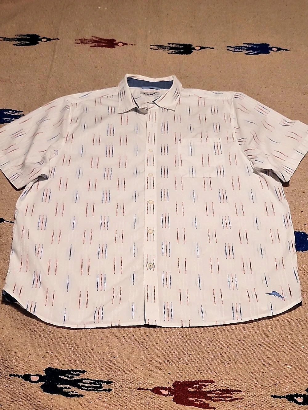 NWOT Tommy Bahama Men's Patterned Button Down Size XXL